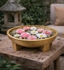 Sand Finish Elegant Centerpiece Urli Bowl