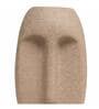 Sand Finish Modern Abstract Face Vase