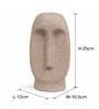 Sand Finish Modern Abstract Face Vase