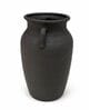 Sand Finish Rustic Vase with Handles Vintage Style Flower Vase