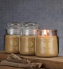 Sandalwood Aroma Set Of 3 Scented Candles