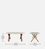Sanddune Marble Top 6 Seater Dining Sets In Beige color