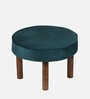 Sandford Ottoman Set Of 2 In Turquoise Sea Colour