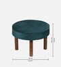 Sandford Ottoman Set Of 2 In Turquoise Sea Colour
