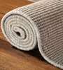 Sandstone Wool & Jute Abstract 6' x 4' Hand Woven Carpet