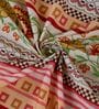 Mustard Floral 180 TC Cotton King Sized Bedsheet With 2 Pillow Covers