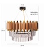 Aidan Gold Crystal Empire Chandelier