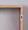 Set of 3 Engineered Wood Cuin Red Colour be Wall Shelf