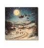 Santa's Midnight Ride Mini Canvas Frame