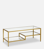 Sapio Large Coffee Table in Golden Finish