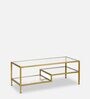 Sapio Large Coffee Table in Golden Finish
