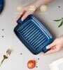 Sapphire Rectangle 500ml Blue Ceramic Baking Dish