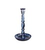 Sapphire Shine Blue & White Metal Candle Stand
