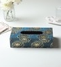 Sapphire Wreath  Tissue Box 