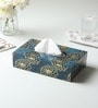 Sapphire Wreath  Tissue Box 