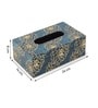 Sapphire Wreath  Tissue Box 