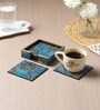Sapphire Wreath Coaster Set of 6
