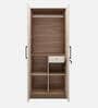 Sappora 2 Door Wardrobe In Bella Noce & Highland Pine Color With Drawer