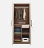 Sappora 2 Door Wardrobe In Bella Noce & Highland Pine Color With Drawer