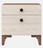 Sappora Bedside Table in Bella Noce & Highland Pine Color