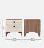 Sappora Bedside Table in Bella Noce & Highland Pine Color