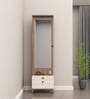 Sappora Dressing Table in Bella Noce & Highland Pine Color With Storage