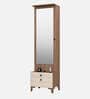 Sappora Dressing Table in Bella Noce & Highland Pine Color With Storage