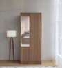 Sapporo 2 Door Wardrobe In Leon Teak Finish With Mirror