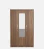 Sapporo 3 Door Wardrobe in Leon Teak finish with Full Mirror