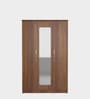 Sapporo 3 Door Wardrobe in Leon Teak finish with Full Mirror