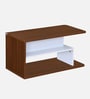 Sara Center Table In Classic Walnut And White Finish