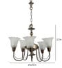 Noa Antique Brass Metal Chandelier