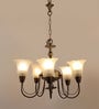 Noa Antique Brass Metal Chandelier