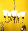 Noa Antique Brass Metal Chandelier
