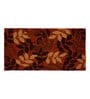 Multicolor Coir Floral Pattern 36X18 Inch Stain Resistant Door Mat