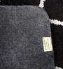 Black Microfibre 71 x 20 Inches Machine Made Floor Runner