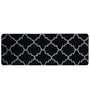 Abstract Pattern Microfibre 6 x 2 Feet Machine Made Bedside Runner