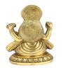 Saraswati Gold Brass Idol