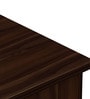 Sarcolite Office Table with 2 Drawers in Dark Walnut Colour