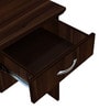 Sarcolite Office Table with 2 Drawers in Dark Walnut Colour