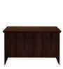 Sarcolite Office Table with 2 Drawers in Dark Walnut Colour