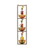 Multicolor Metal Handpainted Sardar Musician Vertical Wall Hanging
