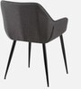 Sarra Fabric Arm Chair In Grey Color