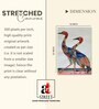 Sarus Crane Stretched Canvas Painting