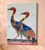 Sarus Crane Stretched Canvas Painting
