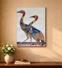 Sarus Crane Stretched Canvas Painting