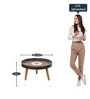 Sasha Round Coffee Table In Small Size Colour