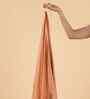 Rust Sateen Haze Striped Bath Towel 75 Cm