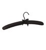 Satin & Steel Black Hanger, Set of 6