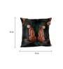 Satin Multicolour 16 x 16 Inch Cushion Cover (Set of 1)